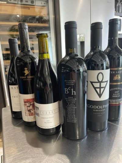 fabulous BAROSSA/ MCLAREN VALE AUSTRALIAN X 6