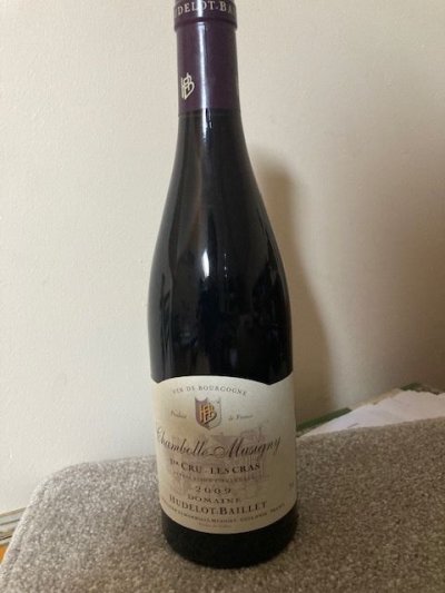Chambolle-Musigny Premier Cru, Domaine Hudlot Baillet, les Cras.