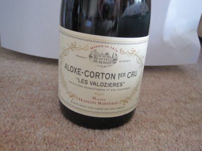 Francois Martenot, Aloxe Corton 1er Cru Les Valozieres