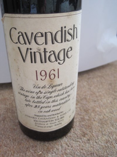 Edward Cavendish, Cavendish Vintage Vin de Liqueur