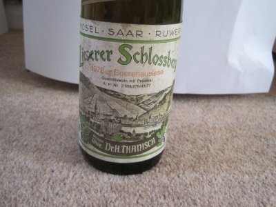 Weingut Dr H Thanisch, Lieserer Schlossberg Beerenauslese