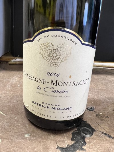 Nuits-Saint-George Patrice Rion 2012 & Chassagne Montrachet Domaine Patrick Miolane 2014