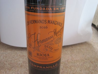 Bodegas Manzanos, Los Hermanos Manzanos Rioja Tempranillo