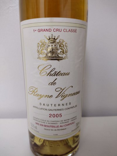Chateau de Rayne Vigneau Premier Cru Classe, Sauternes