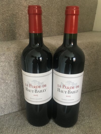 2005 (2 bts) La Parde Haut-Bailly, Pessac-Leognan
