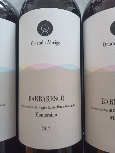 Orlando Abrigo, Barbaresco, Vigna Montersino,Wine Advocate 94