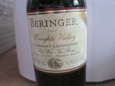 Beringer, Knights Valley Cabernet Sauvignon