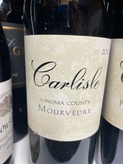 Carlisle, Mourvedre, Sonoma County