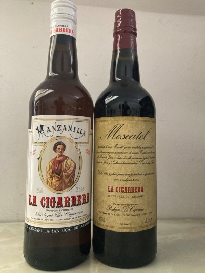 Manzanilla and Moscatel, Bodegas La Cigarrera