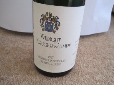 Weingut Kruger-Rumpf, Munsterer Pittersberg Riesling Auslese