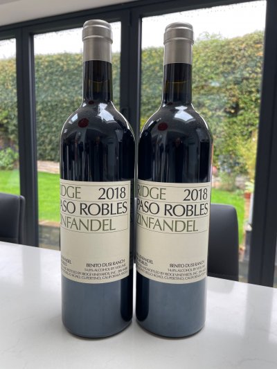 Ridge, Dusi Ranch Zinfandel, Paso Robles