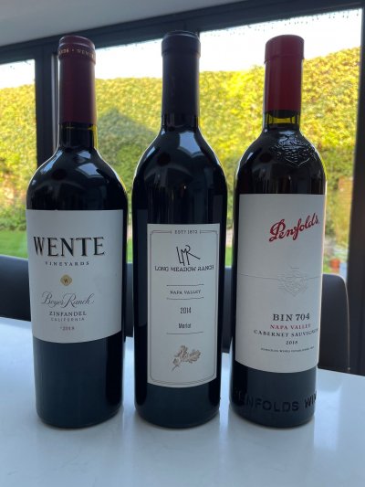 Californian Trio - Penfold, Wente & Long Meadow