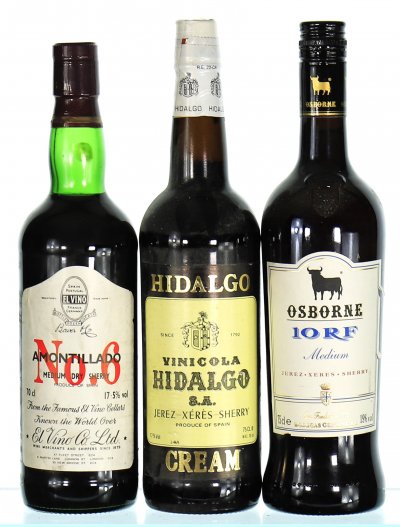 Mixed Lot of Sherry