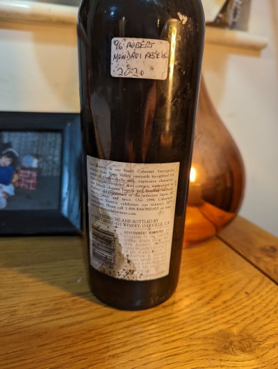 Robert Mondavi Winery, Reserve Cabernet Sauvignon, Napa Valley