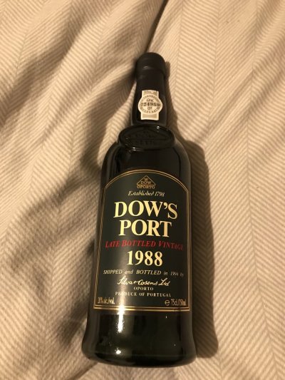 Dow s late bottled vintage port 1988