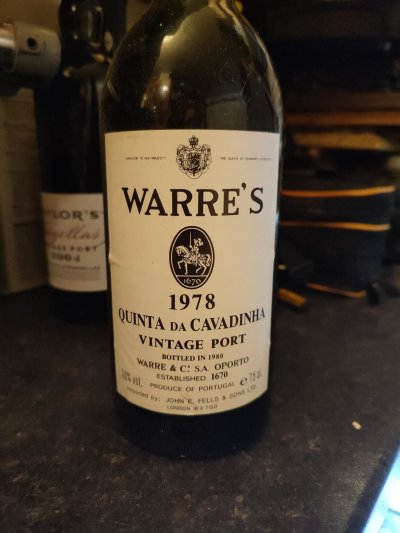 Warre's 1978 Vintage Port - Quinta Da Cavadinha - Perfect for drinking this Christmas