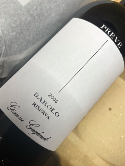 Gianni Gagliardo, Barolo, Preve Riserva