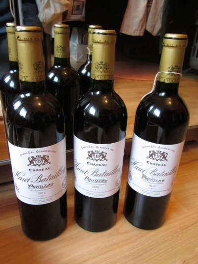THREE Bottles of Chateau Haut - Batailley 2010 Pauillac Grand Cru Classe
