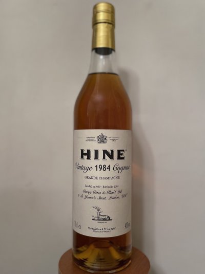 1984 Hine, Vintage, Cognac