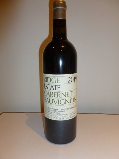 Ridge, Estate Cabernet Sauvignon, Santa Cruz Mountains