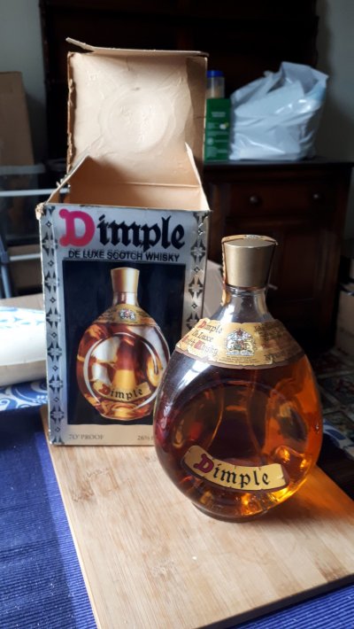 Dimple (John Haig & Co), Blended Scotch 15YO 70% Proof 1 Litre 