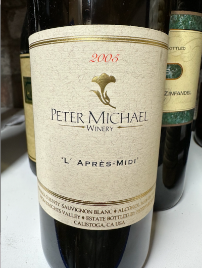 Peter Michael, L'Apres-Midi, Knights Valley