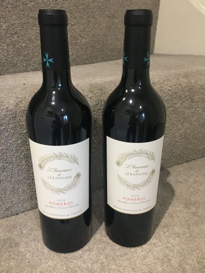 2019 (2 bottles) L’Innocence de Chateau Seraphine, Pomerol