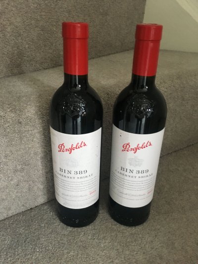 2019 (2 bottles) Penfolds, Bin 389 Cabernet Shiraz, South Australia