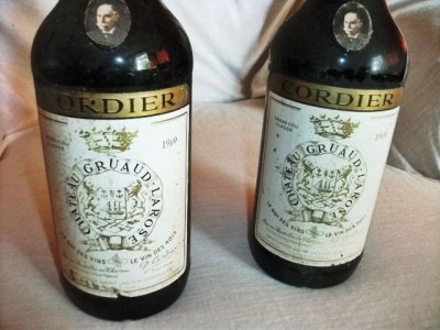 Chateau Gruaud Larose Grand Cru Classe. 1969. St.Julien, Bordeaux.  2 Bottles.
