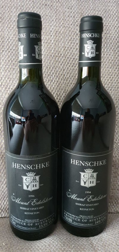 Henschke, Mount Edelstone Vineyard,Eden Valley, 1994 & 1996.