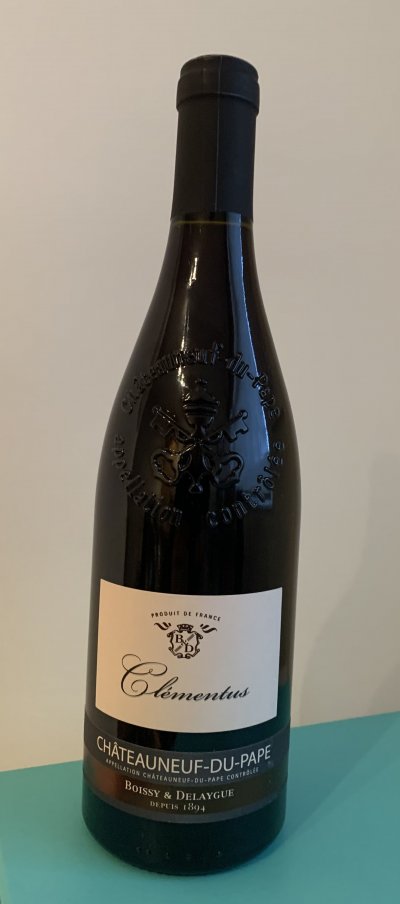 chateauneuf du Pape Clementus from Boissy & Delaygue, 2019 vintage 