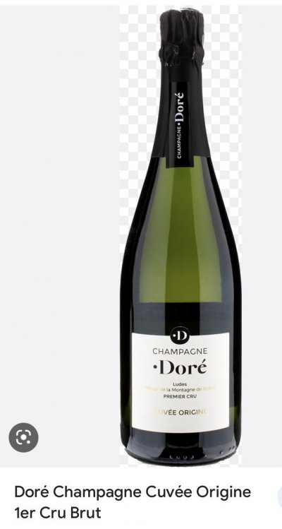Champagne Brut Maison Dore , Premier Cru Ludes , Cuvee Origine NV , 6 Bottles 