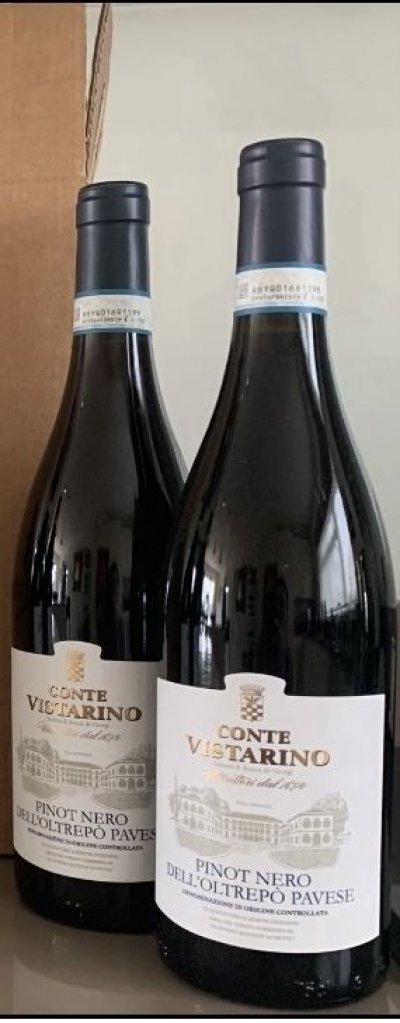 Pinot Nero, Red, Conte Vistarino , Dell `Ottrepo Pavese , Vintage 2019 , 12 Bottles