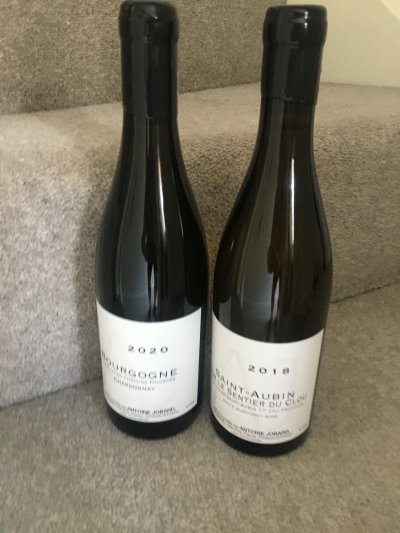 Antoine Jobard (2 bottles) , 2018 Saint-Aubin Premier Cru, Sur le Sentier du Clou + 2020 Bourgogne Blanc