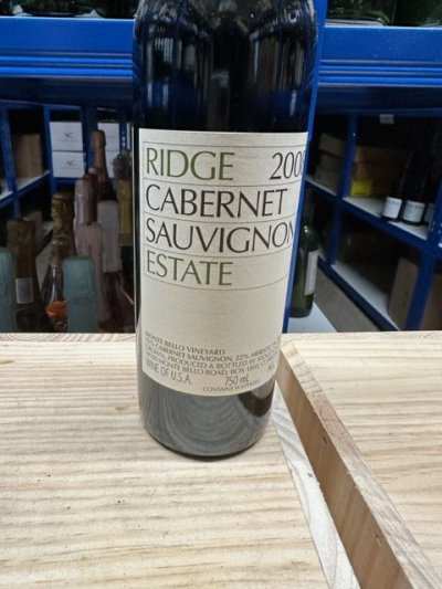 Ridge Vineyards, Estate Cabernet Sauvignon, Santa Cruz Mountains