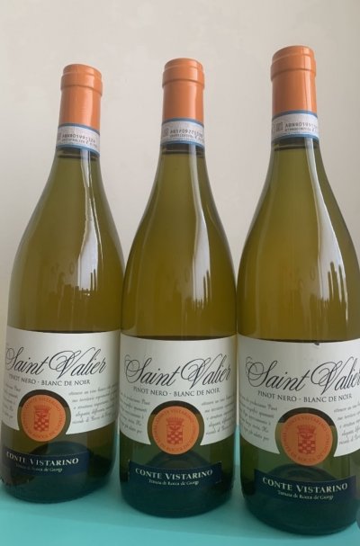 Pinot Nero Bianco, Blanc de Noir, (White) Vintage 2019, St Valier, Dell`Oltrepo Pavese from Conte Vistarino, 12x75cl (12 bottles )