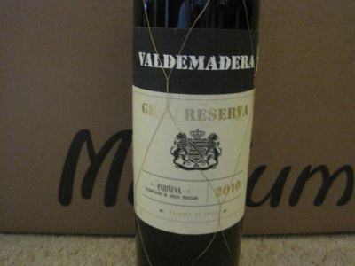 Valdemadera, Carinena Gran Reserva (M & S label)