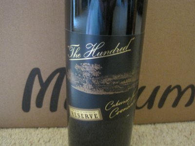 The Hundred, Reserve Coonawarra Cabernet Sauvignon