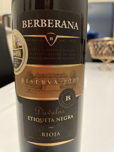 Berberana, Reserva, Rioja