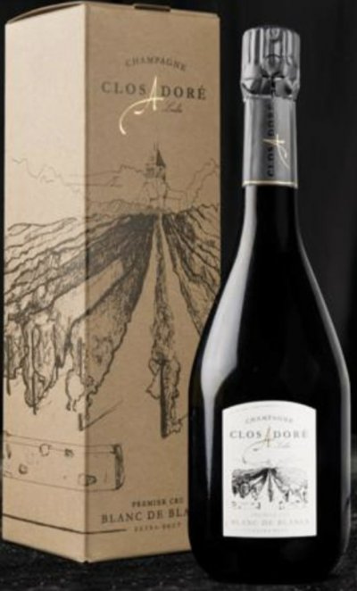 Champagne Blanc de Blanc. Maison Dore, Assemblage 2009 +2010 Premier Cru Ludes Montagne de Reims, 1x75 cl, NV Duty Paid, 1 bottle, 75cl