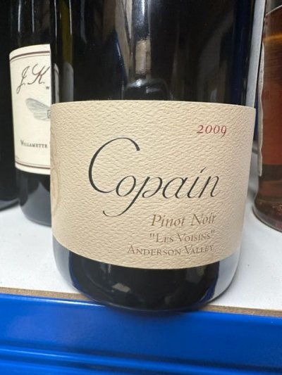 Copain, Pinot Noir 'les vosins', Anderson Valley