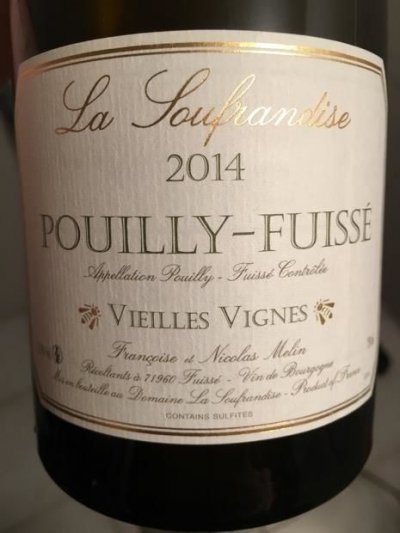 Soufrandise, Pouilly-Fuisse, Vieilles Vignes