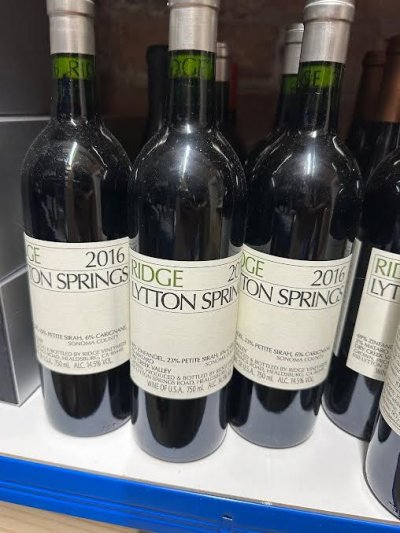 Ridge, Lytton Springs Zinfandel, Napa Valley