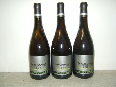 Laurent Ponsot, Meursault, Cuvee du Pandorea 2016 and Bourgogne Blanc Cuvee Perce Neige