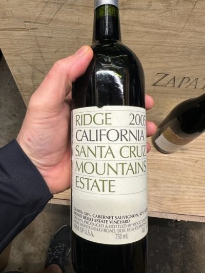 Ridge, Cabernet Sauvignon, Santa Cruz Mountains