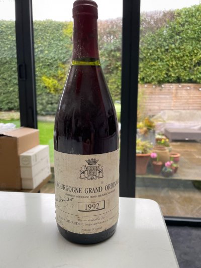 Paul Grimaudet Negociant Bourgogne Grand Ordinaire Beaune