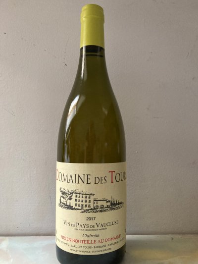 Domaine des Tours Blanc Vin de Pays du Vaucluse, Emmanuel Reynaud