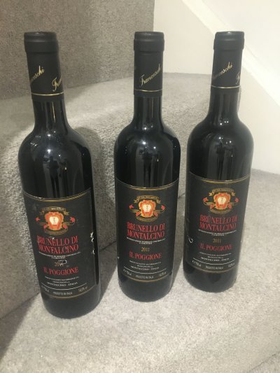 2011 (3 bottles) Il Poggione, Brunello di Montalcino