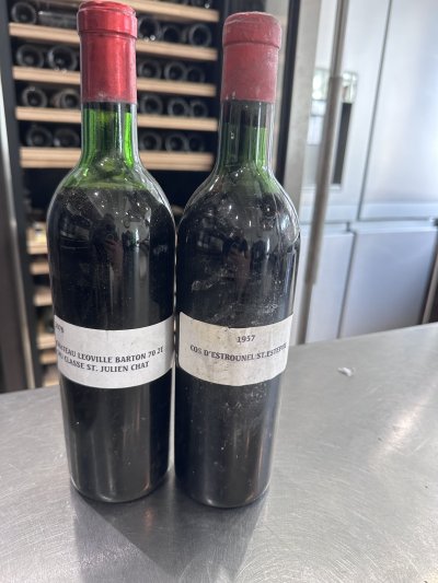 2x aged Bordeaux lefties 