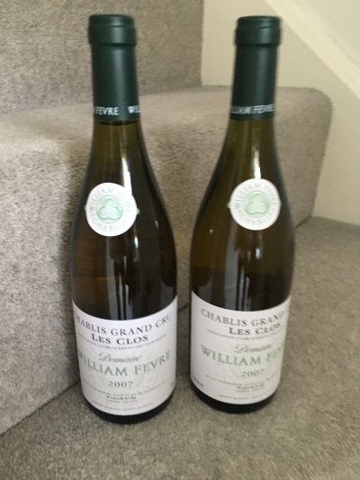 2007 (2 bottles) Domaine William Fevre, Chablis Grand Cru, Les Clos